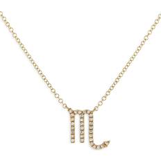 Adinas Jewels Pave Scorpio Pendant Necklace, 16-18" Gold