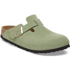 Donna - Verde Zoccoli Birkenstock Boston Soft Footbed Regular Fit - Green