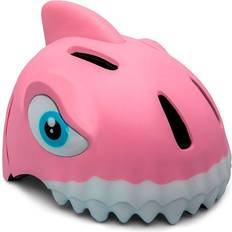 Crazy Safety Fietshelmen Crazy Safety Kinderhelm Fietshelm Roze Haai Pink Shark 49-55