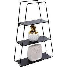 Decorative Trapezoid Metal Wall Shelf