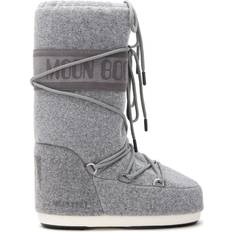 Grau - Schnürung Hohe Stiefel Moon Boot Icon Felt Boots - Grey