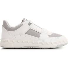 Valentino Trainers Valentino Freedots Sneakers With Rockstud Detail - White/Pastel Grey