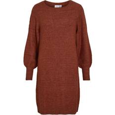 Midikleid - Rot Kleider Vila Knitted Midi Dress