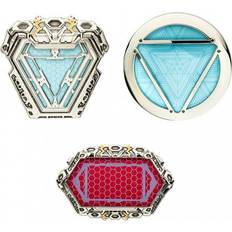 Homme Broches 880607 Iron Man Light Up Arc Reactor Lapel Pin Set