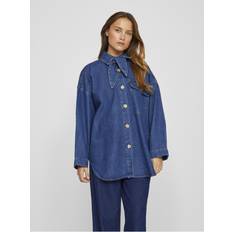 Vila Shirts Vila Hemd Regular Fit - Blau