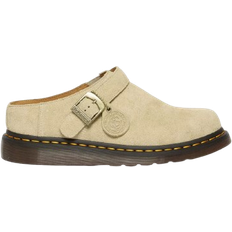 Dr. Martens Isham Desert Oasis Suede Mules - Parchment Beige