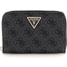 Guess Wallets & Key Holders Guess Eco Erica SLG Medium Zip Wallet - Coal Logo