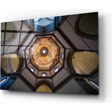 Interior Details Hokku Designs Under The Brunelleschi's Dome Print 12.0 H x 16.0 W x 0.13 D Framed Art