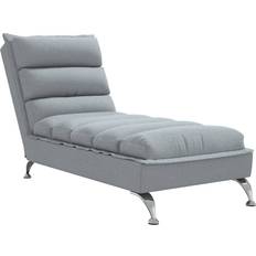 vidaXL 379468 Light Grey Lounge Chair 74cm