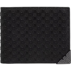 Emporio Armani Abstract Plain Wallet - Black