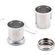 Tea Strainers Zeuxo Extra Fine Steeper 18/8 Stainless Steel 2 pcs Tea Strainer