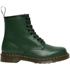 Grün - Schnürung Stiefel & Boots Dr. Martens 1460 Smooth Leather Lace Up Boots - Green