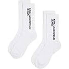 Karl Lagerfeld Herr Strumpor Karl Lagerfeld Essential Logo Socks Set - Vit