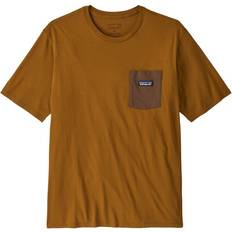 Patagonia Brown T-shirts Patagonia Daily Pocket Tee - Brown