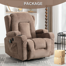 Armchairs Bed Bath & Beyond Power Lift Recliner Chair Brown Armchair