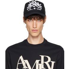 Amiri Caps Amiri Stacked Trucker Cap - Black Bones