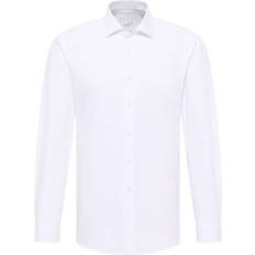 Eterna Slim Fit Performance Shirt - White Plain