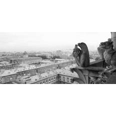 Posters Gargoyle Statue At A Cathedral Notre Dame Paris 15 x 7 Poster