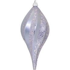 Purple Christmas Tree Ornaments Vickerman 12 in Candy Glitter Swirl Drop Lilac Christmas Tree Ornament