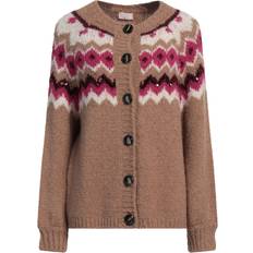 Multicoloured Cardigans Liu Jo Woman Cardigan - Camel/Beige