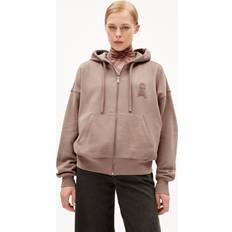 Brun - Dame - Overshirts Jakker Armedangels Nidorinaa Oversized Fit Sweatjacke - Braun