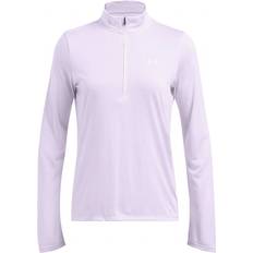 Lila - Träningsplagg Tröjor Under Armour Tech Twist Warmup 1/2 Zip Långärmat - Damer