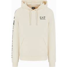 EA7 Logo Hoodie - Cream