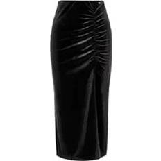 Armani Exchange Skirts Armani Exchange Elegant Pleated Long Skirt - Black