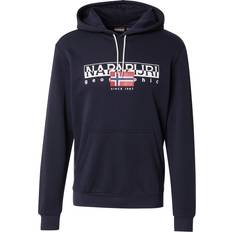 Napapijri Women Tops Napapijri Black Cotton Sweater Hoodie - Black