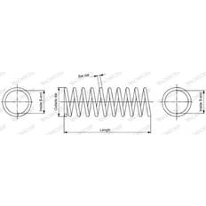 Front Suspension Spring L/R for Mazda Demio 1.3/1.5