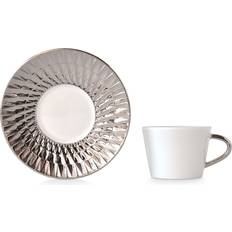 Silver Espresso Cups Bernardaud Twist Platinum Exclusive Espresso Cup