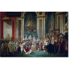 Interior Details Trademark Fine Art Coronation Of Napoleon Josephine Canvas 22.0 H x 32.0 W x 2.0 D Framed Art