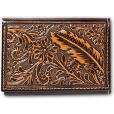 Ariat Men's Flag Trifold Wallet - Brown