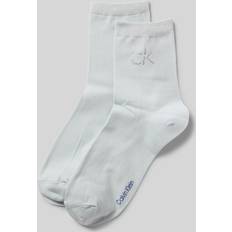 Calvin Klein Rosa Strumpor Calvin Klein 2-Pack Shiny Logo Short Socks - Pink