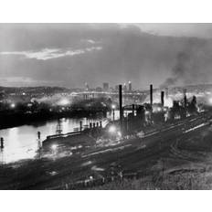 Posters Jones & Laughlin Steel Mill Pittsburgh Pennsylvania 24 x 36 Poster