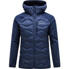 Peak Performance Helium Down Hybrid Hood - Blue Shadow