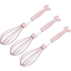 Pink Whisks Uxcell Egg 292mm Silicone Balloon Mixer 3 Pack Whisk