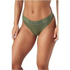 Tanga - Verde Mutande Calvin Klein Thong Napa Undertøj - Grøn