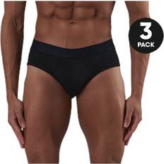 Man - Viscose Men's Underwear Resteröds Brief Bamboo 3-Pack - Black