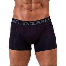 Endurance Men's Underwear Endurance Brighton Bamboo Boxers 2-Pack - Black/Negro