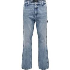 Only & Sons Damen Jeans Only & Sons Onsedge Jeans Blue Denim