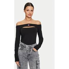 Smal - Vrouw Blouses Tommy Hilfiger Badge Off-the-Shoulder Cutout Top