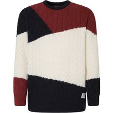 Herre - Mesh Bluser Pepe Jeans Court Sweater - Weiß