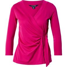 Rosa Bluse Lauren Ralph Lauren Jainab Shirt - Dunkelpink