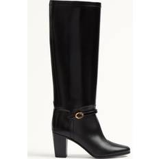 Valentino Garavani Botas altas Valentino Garavani Pattie Calfskin Boot 75mm - Black