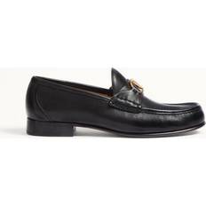 46 Loafers på tilbud Valentino Garavani Moderne Læderloafers Med VLogo Plakette - Sort