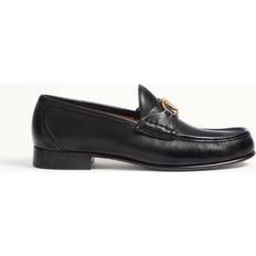 Valentino Garavani Men Low Shoes Valentino Garavani VLogo Signature Buffalo Loafers - Black