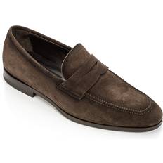 To Boot New York Ronny Apron Toe Penny Loafers - Brown