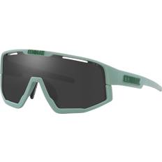 Bliz Women Sunglasses Bliz Fusion Small Sunglasses - Matte Green/Smoke Mirror Silver