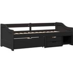 Beds & Mattresses vidaXL Day Bed with 3 Drawers 90x200 cm